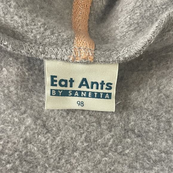 Eat Ants By Sanetta Soft Sequin Cat Hoodie Sweatshirt Size 3-4 98cm - Picture 5 of 10